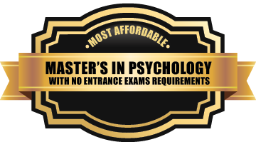 Most affordable master's in psychology badge